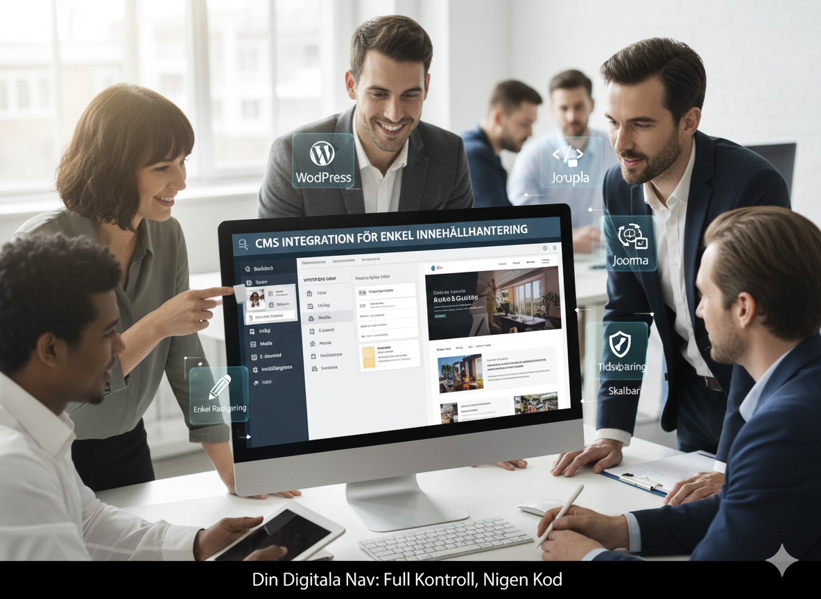 CMS integration för enkel innehållshantering